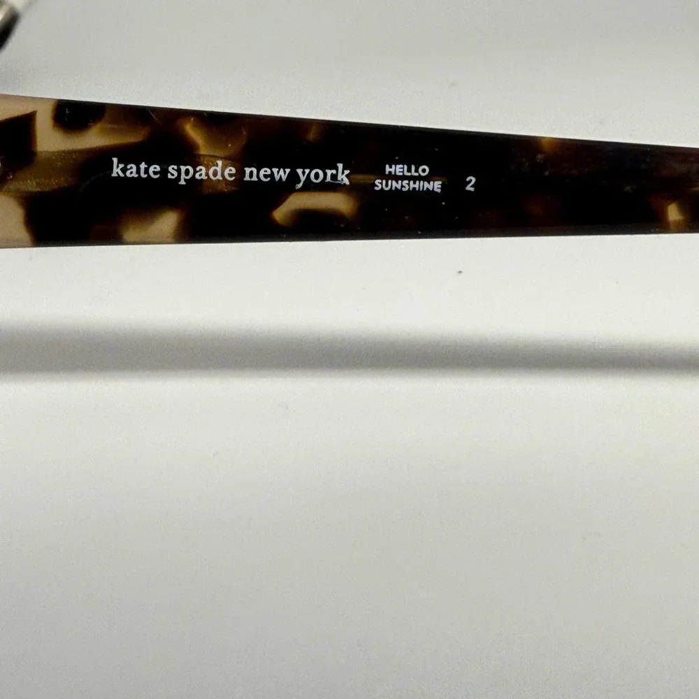 Kate Spade Johanna/S Navy Blue Tortoise Cat Eye Sunglasses FX8OS 53-17-135